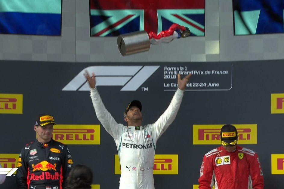 G.P. França: Hamilton venceu e recuperou liderança do mundial