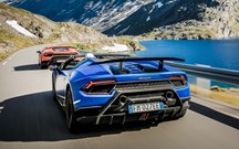 Lamborghini levou seis touros aos fiordes da Noruega