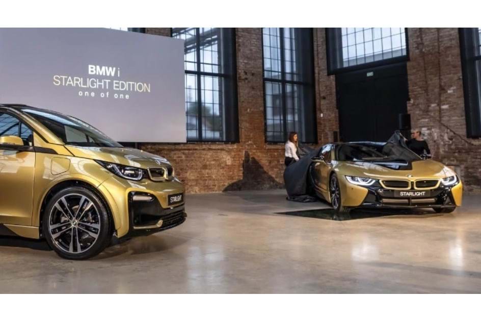 BMW criou i3 e i8 únicos com ouro de 24 quilates