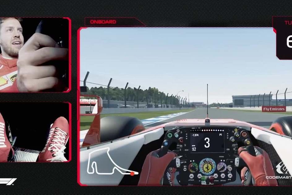 F1: Vettel faz volta virtual ao circuito de Hockenheim
