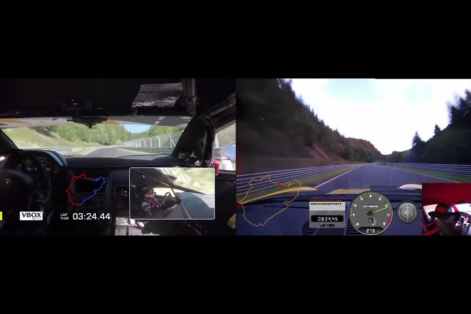 Nürburgring: Lamborghini Aventador SVJ vs Porsche 911 GT2 RS