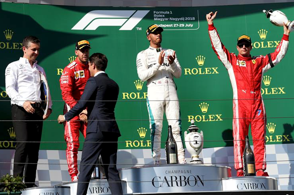 G.P. Hungria: imagens da vitória de Hamilton e da Mercedes