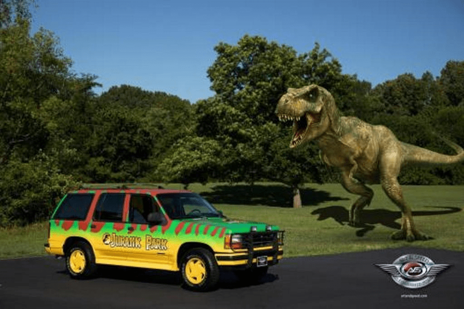 Leve para casa uma carrinha Ford Explorer do Jurassic Park