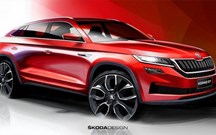 Skoda mostra primeiros esboços do novo Kodiaq GT