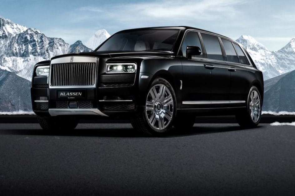 Luxuoso Rolls-Royce Cullinan virou limousine blindada de 1,8 milhões