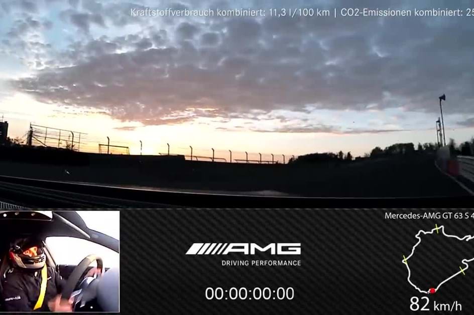 Mercedes-AMG GT 63 S 4 Portas bateu recorde do Nürburgring… mas qual?