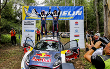 WRC Rali da Austrália: As melhores imagens dos títulos de Ogier e da Toyota