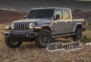 Pick-up Jeep Gladiator fugiu para a “net” antes do tempo