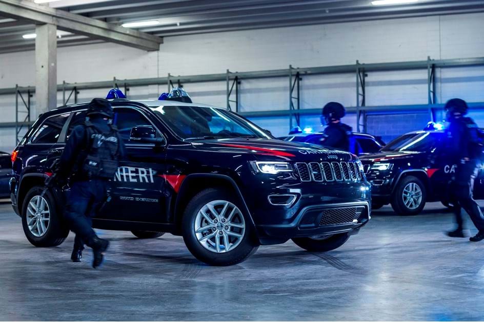 Jeep Grand Cherokee alista-se na unidade anti-terrorismo dos carabinieri