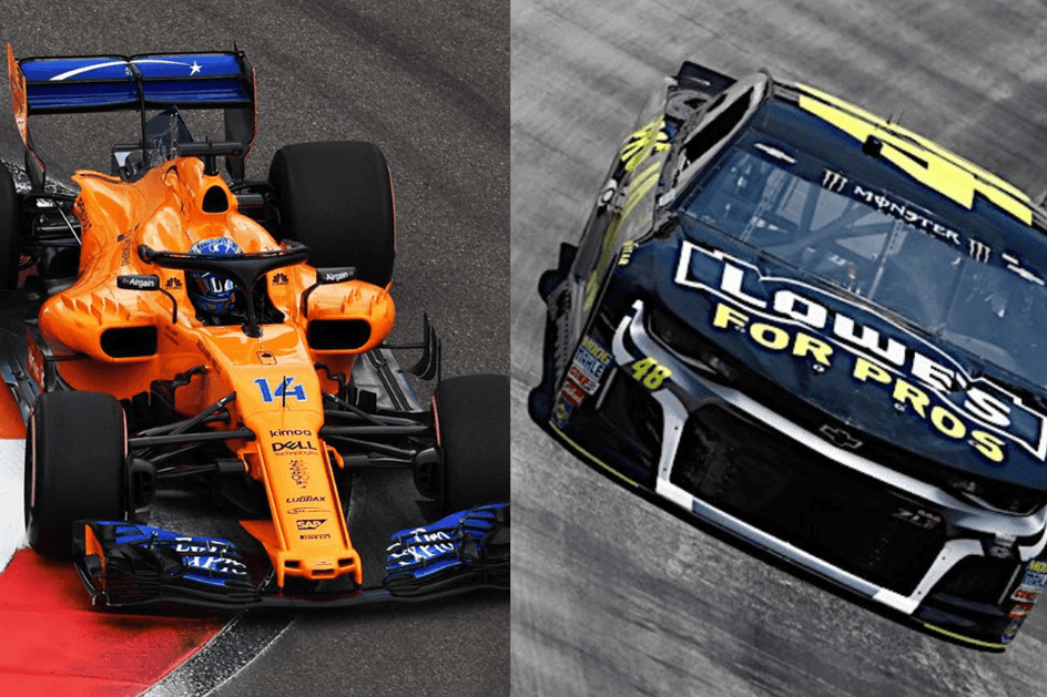 Troca insólita: Fernando Alonso vai guiar NASCAR e Jimmie Johnson vai guiar F1
