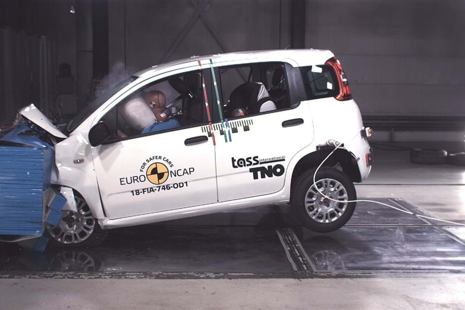 Fiat Panda recebe zero estrelas nos testes EuroNCAP