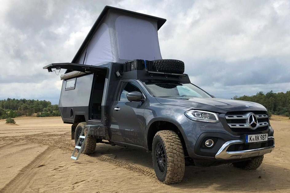 Mercedes Classe X: uma pick up Camper pronta para grandes aventuras