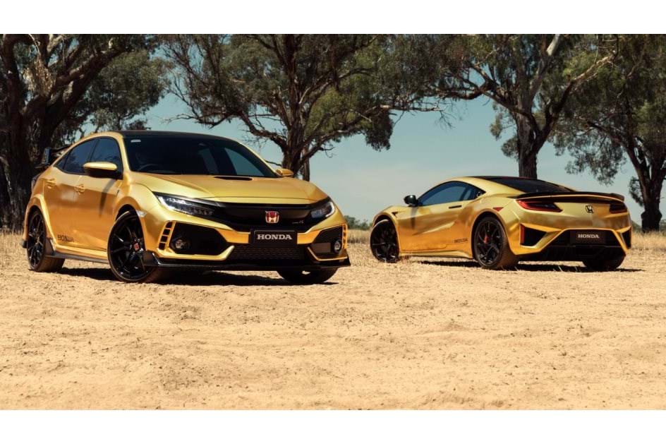 Honda criou “armada dourada” para celebrar os 50 anos na Austrália