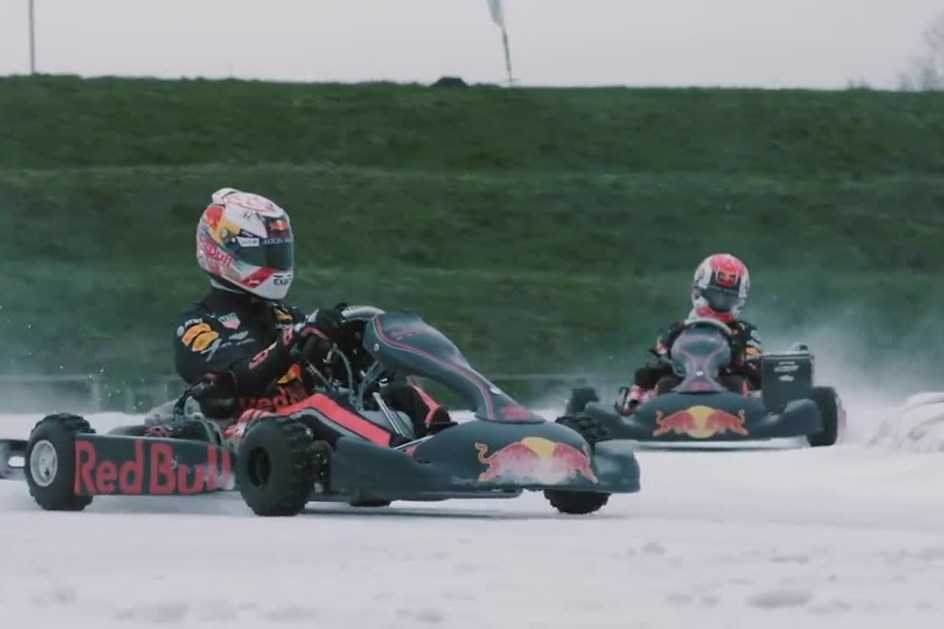F1: Verstappen e Gasly frente a frente… no gelo! 