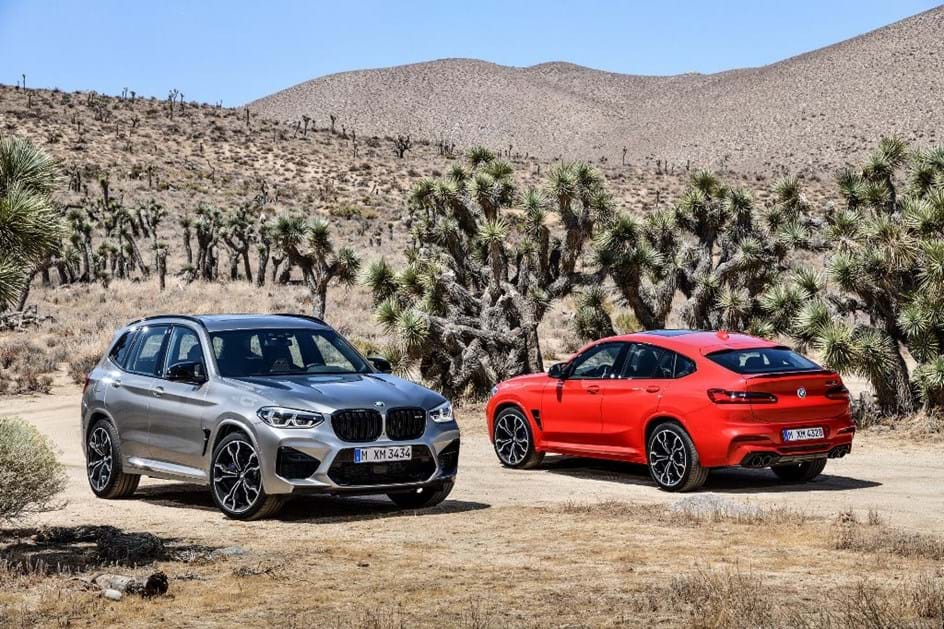 Novos BMW X3 M e X4 M revelados com 510 cv de potência