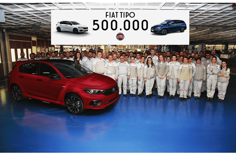Fiat Tipo atinge as 500.000 unidades