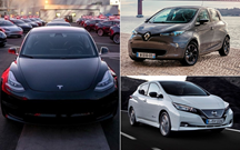 Top ten mundial das vendas de automóveis eléctricos em 2018