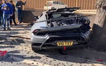 Lamborghini Huracán Performante de 300 mil euros destruído em evento de supercarros