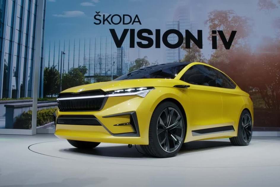 Vision IV eléctrico antecipa futuro SUV da Skoda