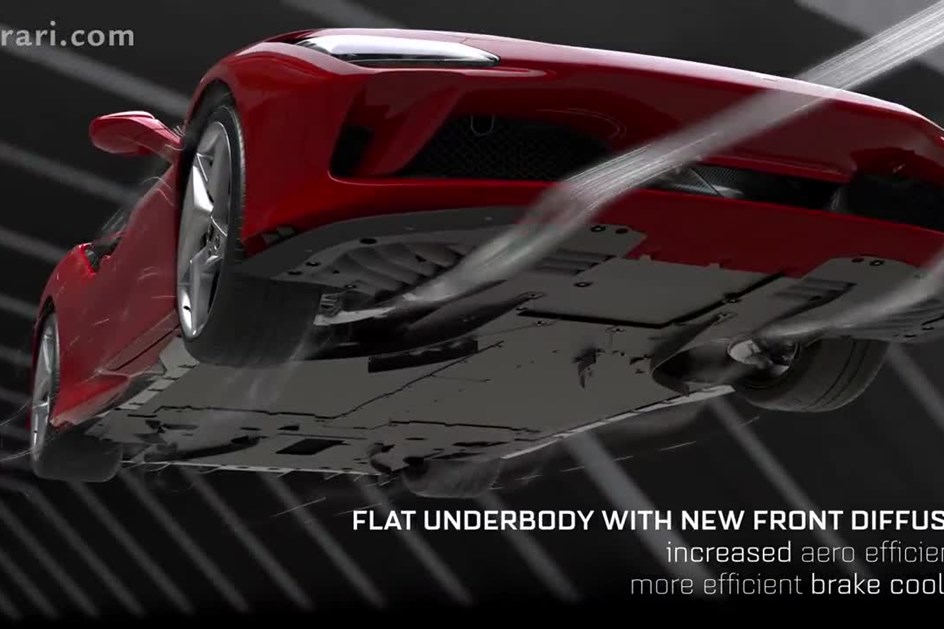 Veja como funciona a aerodinâmica futurista do Ferrari F8 Tributo