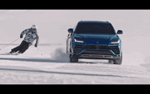 Quem ganha numa corrida entre o Lamborghini Urus e um esquiador?