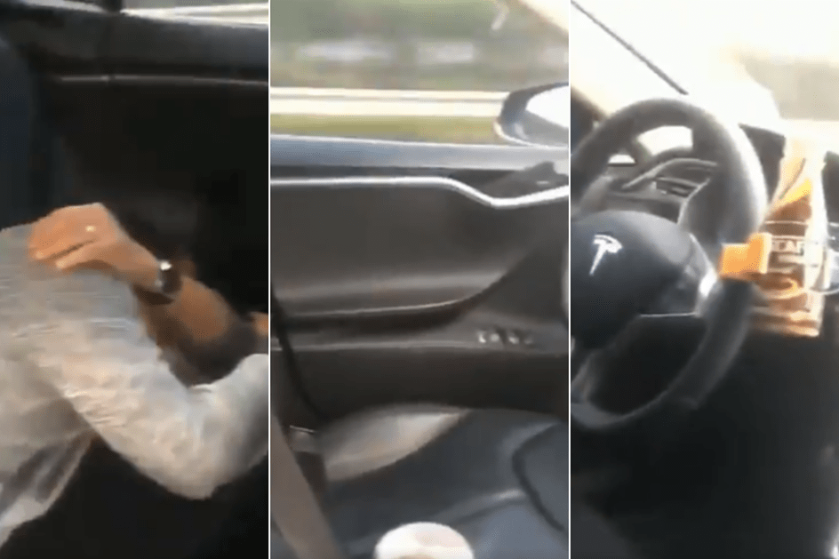 Condutor ligou Autopilot do Tesla Model S e foi dormir para o banco traseiro