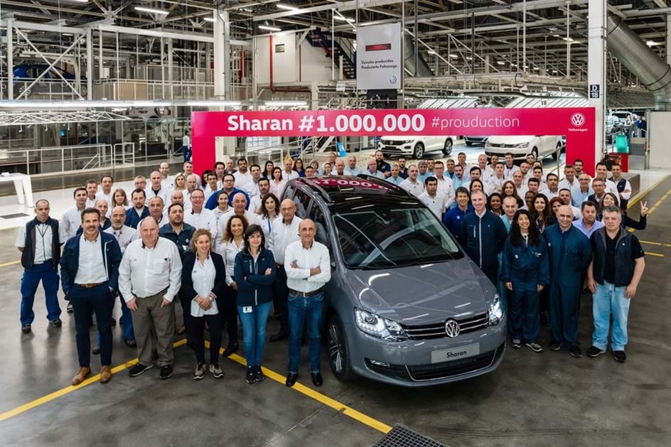 Autoeuropa chegou ao milhão de VW Sharan produzidas