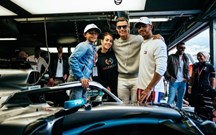F1: Cristiano Ronaldo no Mónaco para apoiar… Lewis Hamilton!