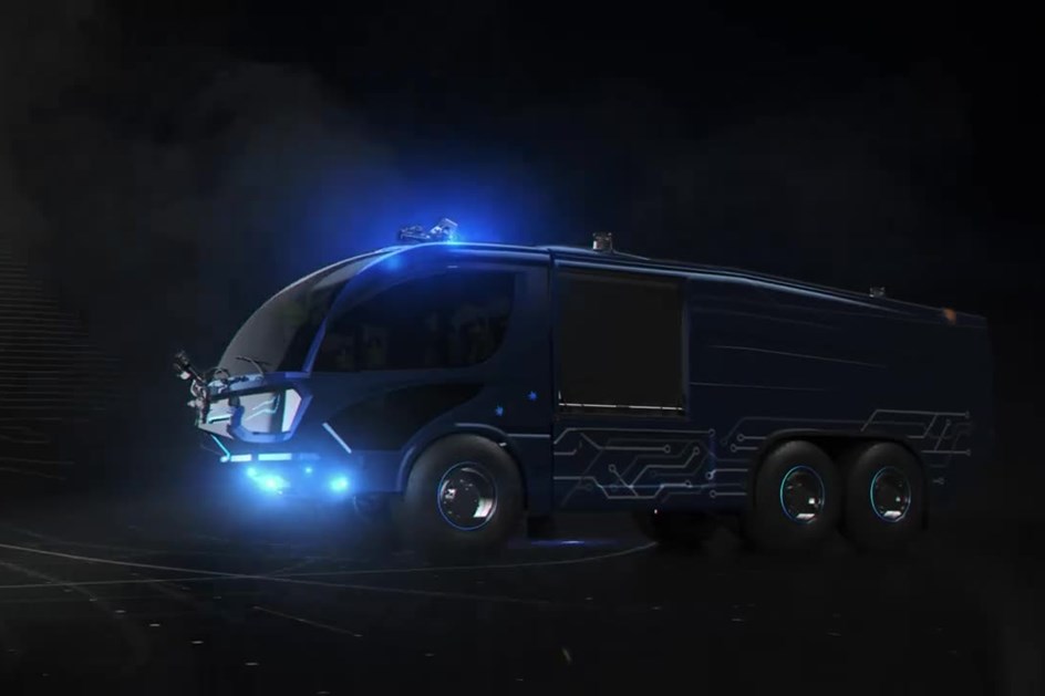 Empresa portuguesa criou carro de bombeiros autónomo
