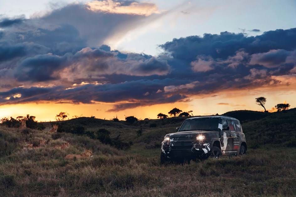 Land Rover Defender a salvar leões no Quénia
