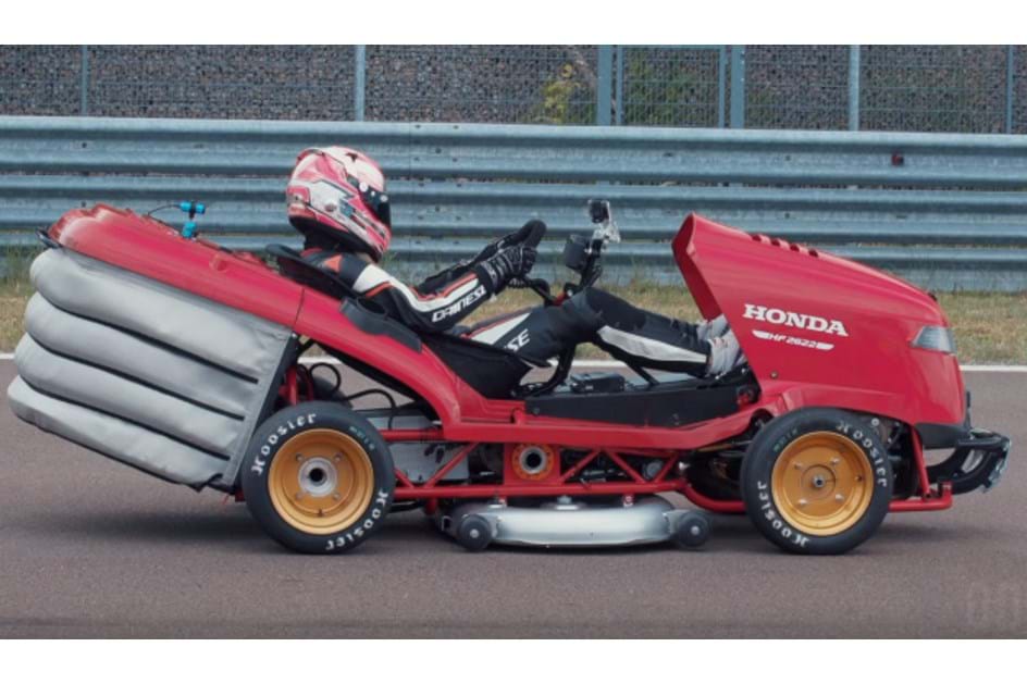 Honda bateu recorde do mundo de velocidade com um… corta-relva!