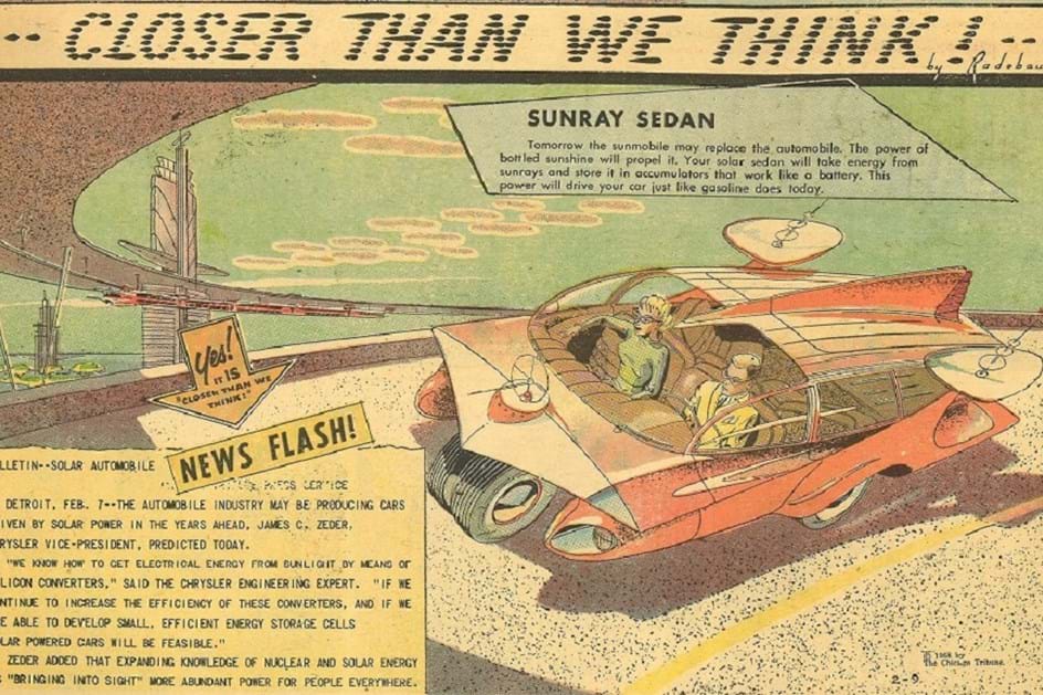 Como o futuro do automóvel foi pensado há 60 anos