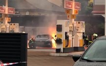 Condutora remove gasolina de carro diesel com um aspirador e provoca incêndio