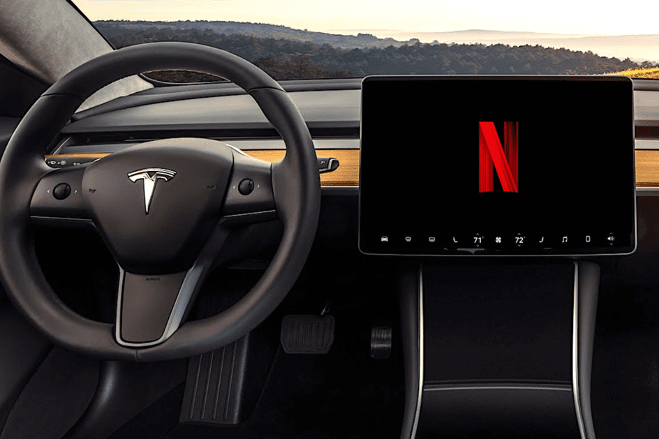 Em breve poderá ver Netflix e YouTube no seu Tesla