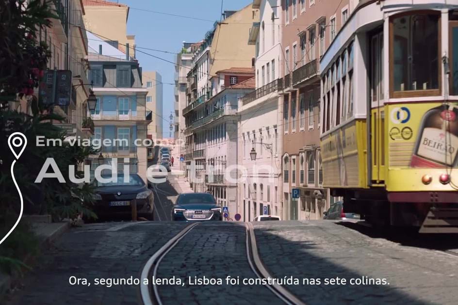 Um passeio por Lisboa com o Audi e-Tron