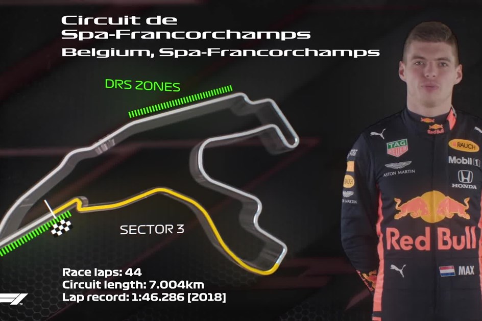 GP Bélgica: Max Verstappen faz visita guiada
