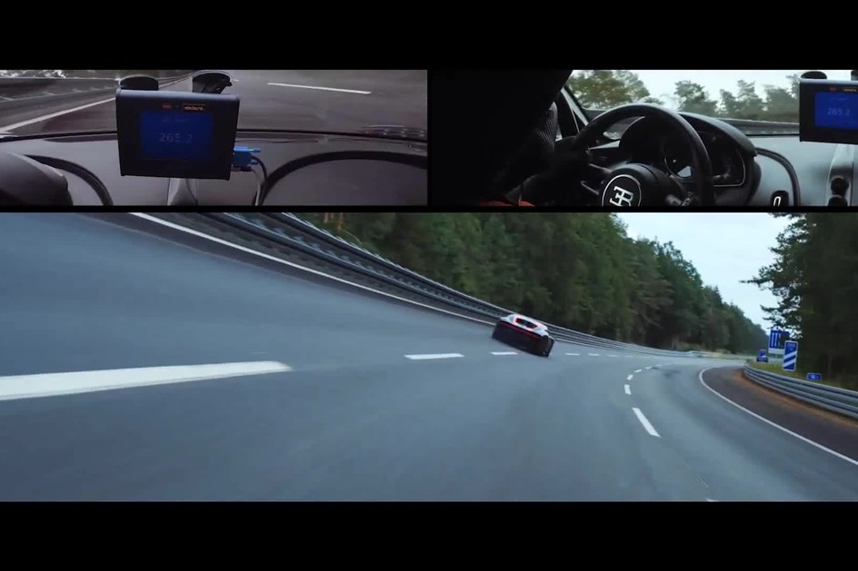 Recorde mundial: Bugatti Chiron roça os 500 km/hora