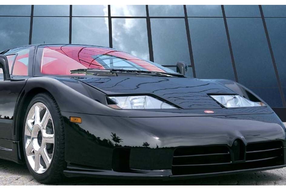 Bugatti EB100 SS 100% em fibra de carbono