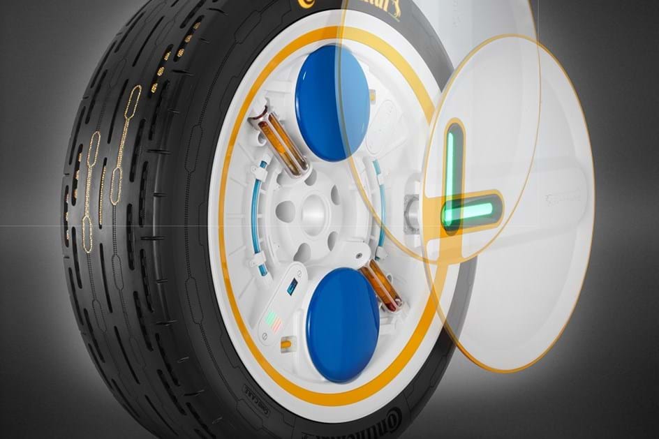 Conti C.A.R.E.: o pneu que enche com o carro a circular