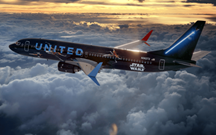 United Airlines estreou avião especial de Star Wars