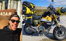 Recorde a bater: volta ao Mundo em cima de uma Honda Monkey