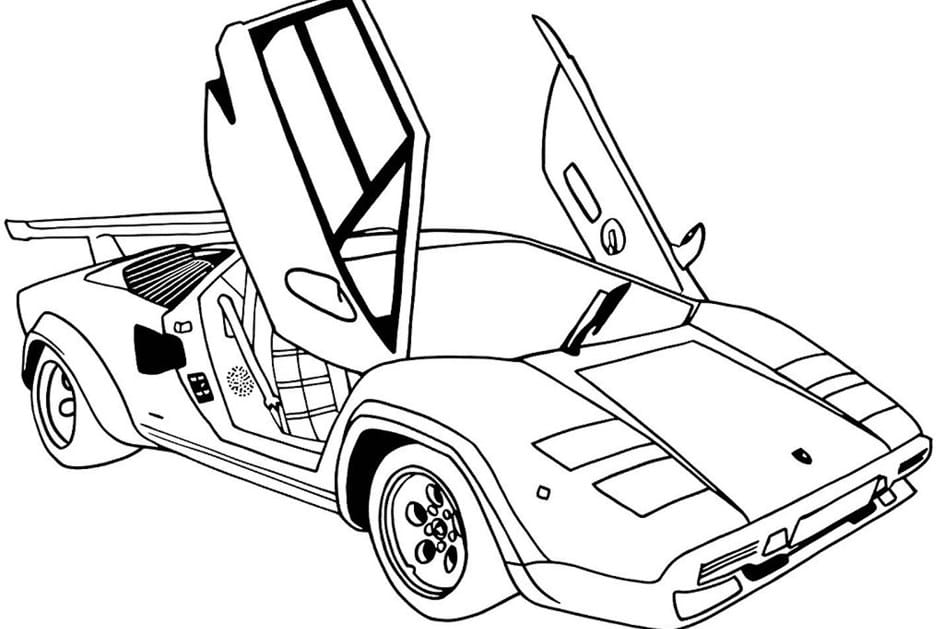 Desenhos para colorir - Carros para pintar  Carros para colorir, Carro  para pintar, Desenhos de carros