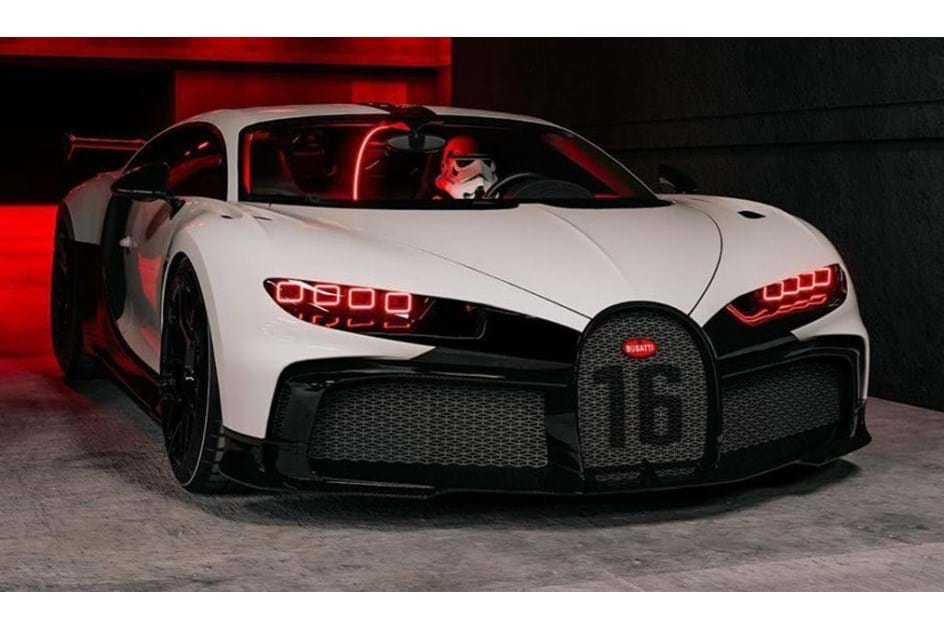 Star Wars: Bugatti Chiron Pur Sport rende-se ao “look” Stormtrooper