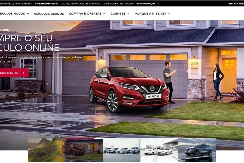 Nissan WebStore: comprar um automóvel com apenas 7 cliques
