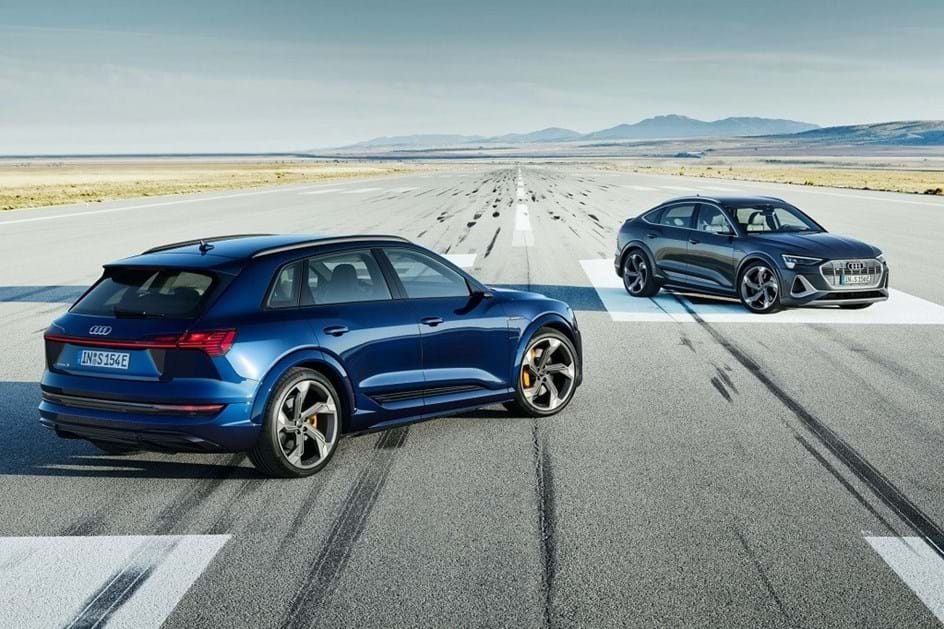 Rápidos e potentes: 503 cv a puxar Audi e-tron S e S Sportback