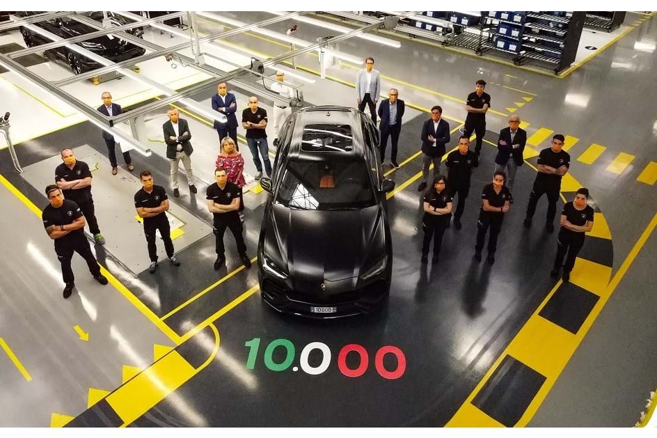 Recorde: Lamborghini celebra 10.000 Urus