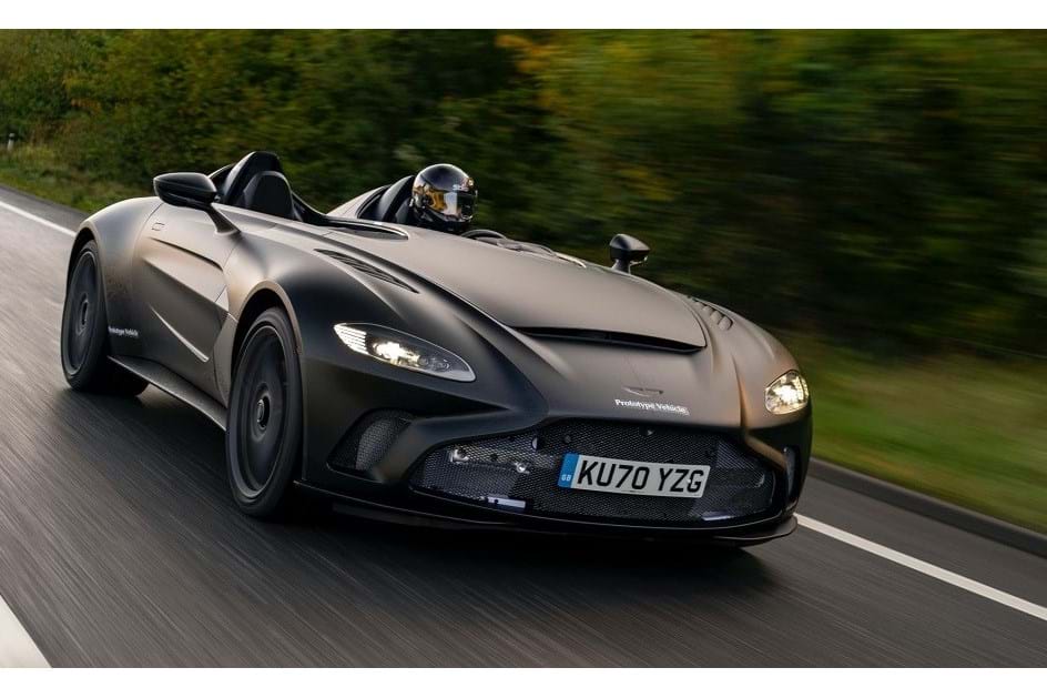 Aston Martin V12 Speedster já rola em estrada aberta