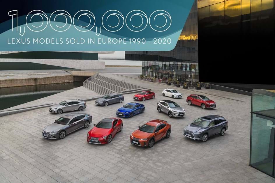 Lexus chegou ao milhão de automóveis vendidos na Europa