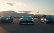 Três Bugatti Divo já estão na Califórnia: veja-os em acção!