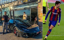 Francisco Trincão compra Lamborghini após dar vitória ao Barcelona 